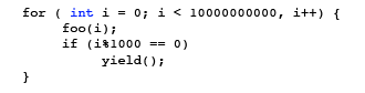 Yield Example